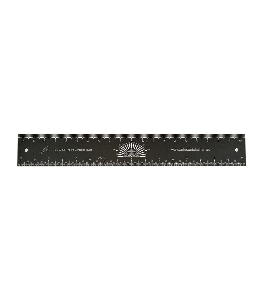 Micro Centering Ruler for Modeling and Crafts