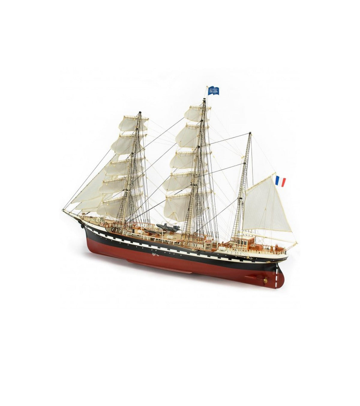 French Training Ship Belem. 1:75 Wooden Model Ship Kit