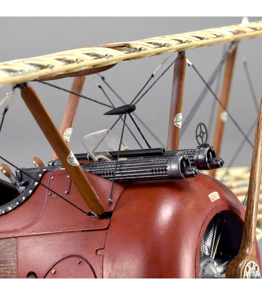 Fighter Sopwith Camel. 1:16 Wooden and Metal Aircraft Model