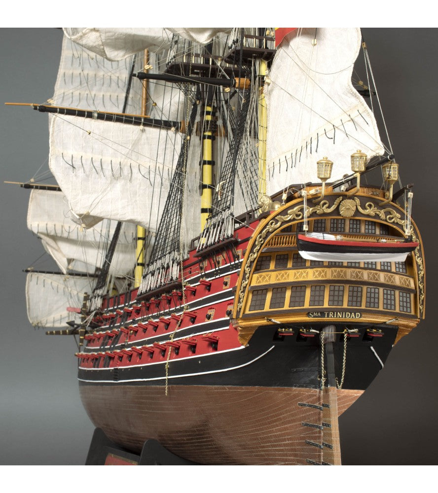 Ship of the Line Sant&iacute;sima TriNi&ntilde;ad 1:84. Wooden Model Ship Kit