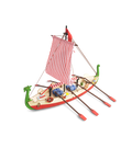 Wooden Model for Kids +8: Viking Ship Drakkar