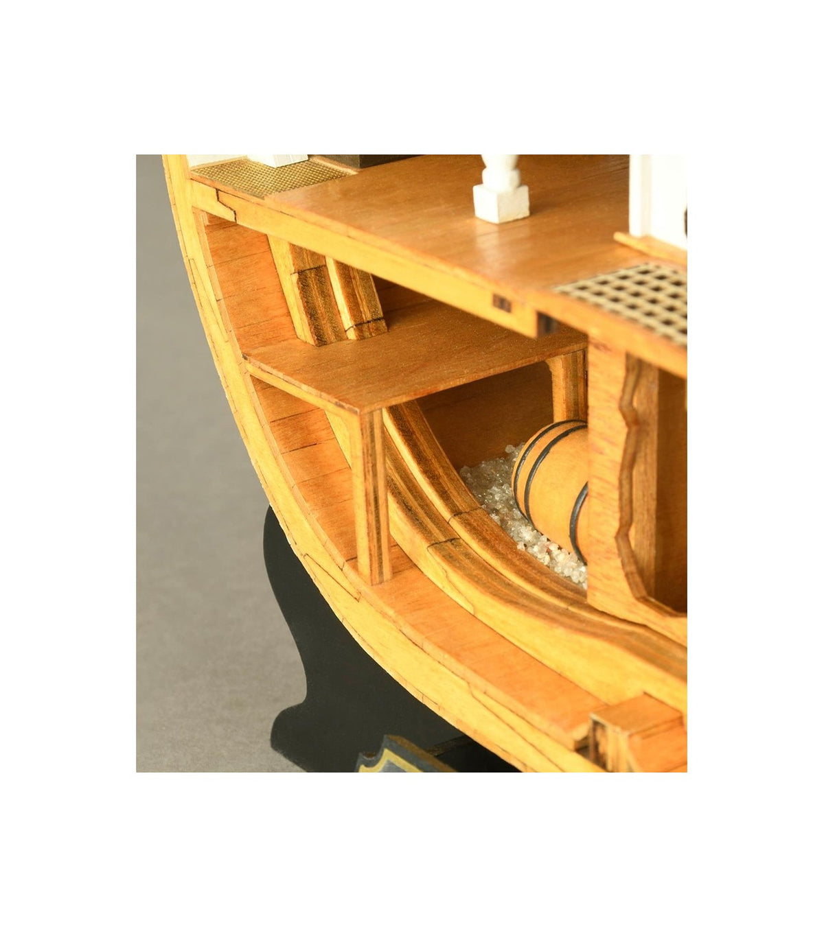 HMS Victory's Cross-Section. 1:72 Wooden Model Ship Kit