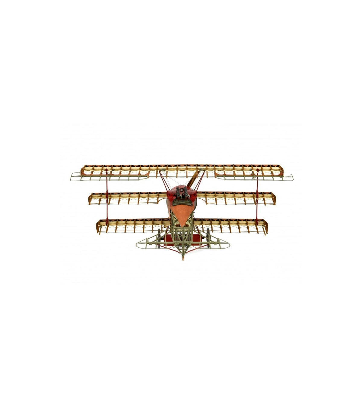 Fighter Fokker Dr I. 1:16 Wooden and Metal Aircraft Model