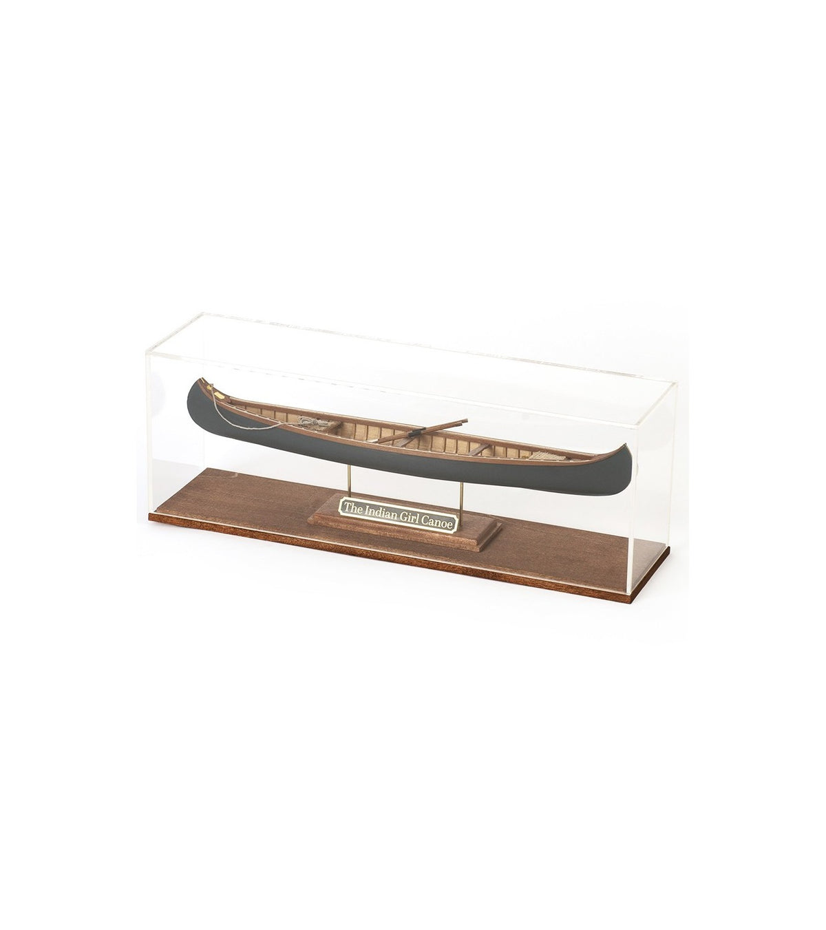 The Indian Girl Canoe 1:16. Wooden Scale Model Ship.