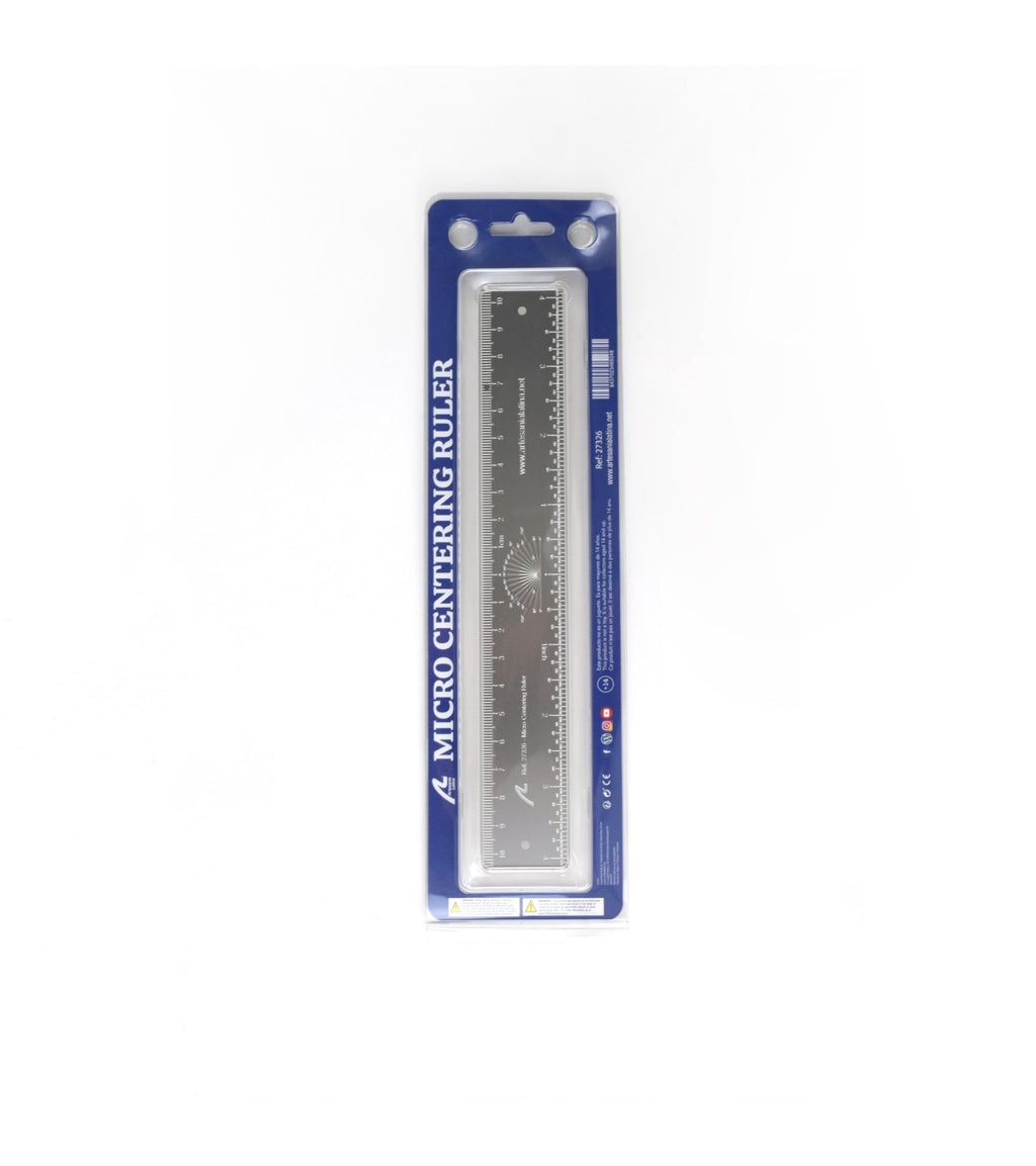 Micro Centering Ruler for Modeling and Crafts