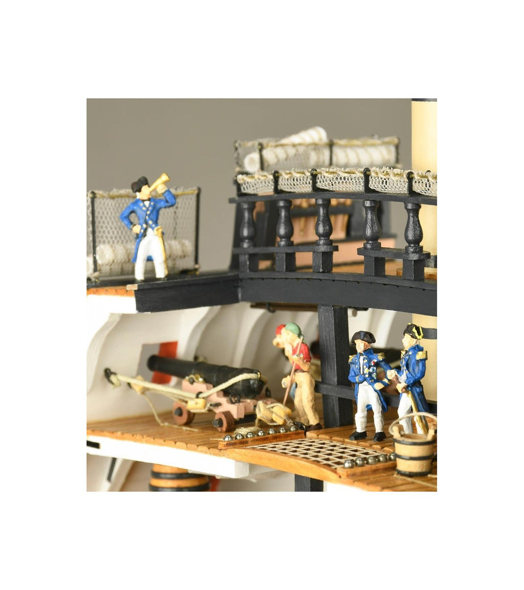 HMS Victory's Cross-Section. 1:72 Wooden Model Ship Kit