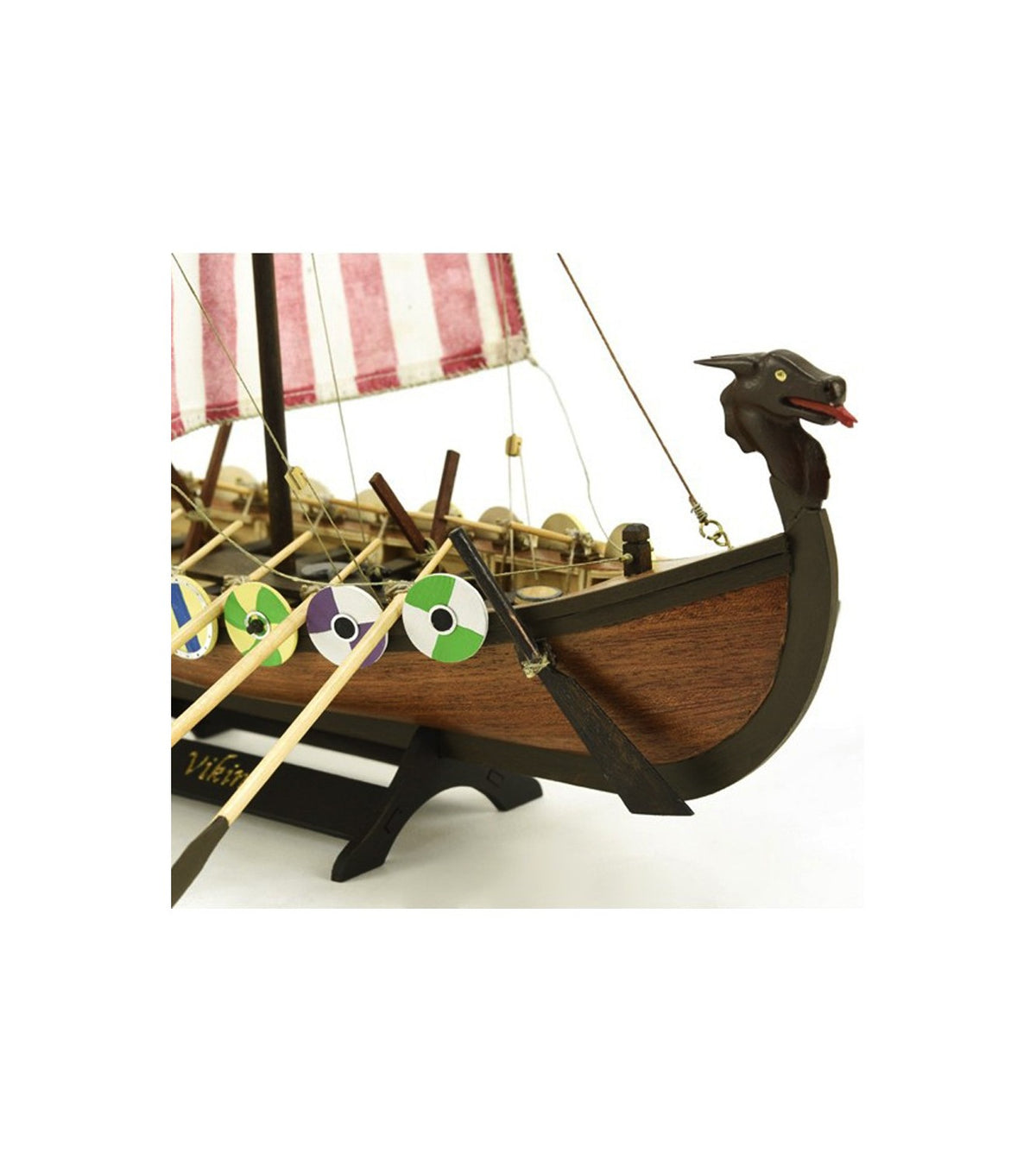Drakkar Viking. 1:75 Wooden Model Ship Kit