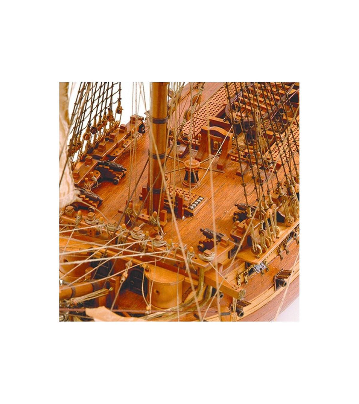 Vessel in Line San Juan Nepomuceno. 1:90 Wooden Model Ship Kit