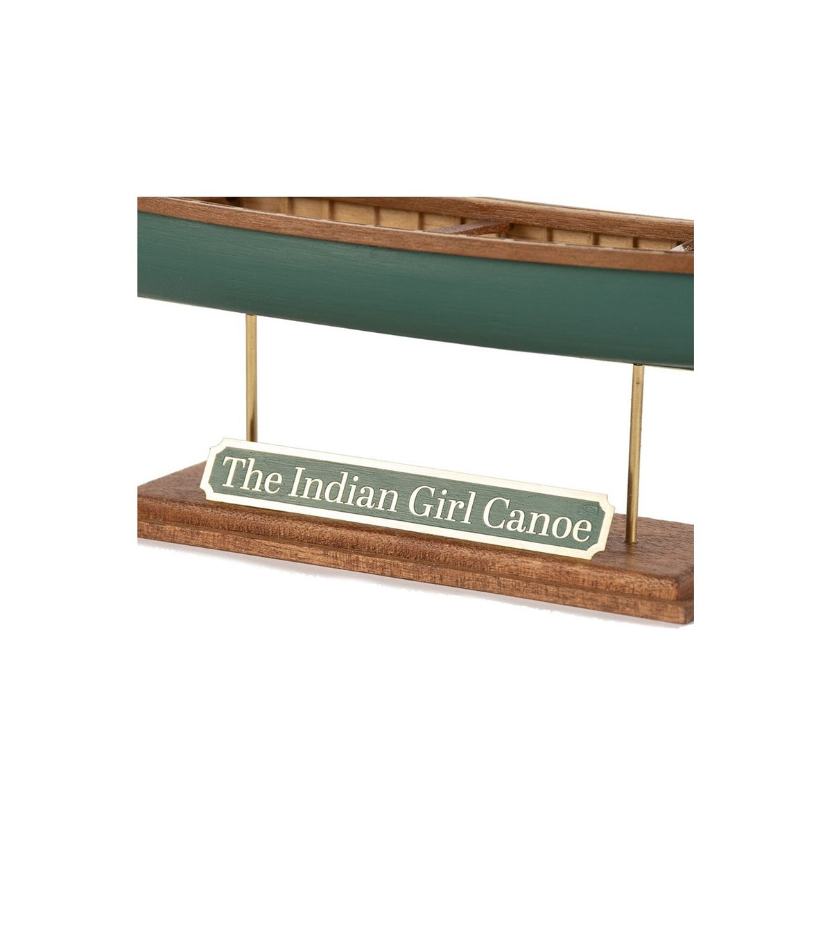The Indian Girl Canoe 1:16. Wooden Scale Model Ship.