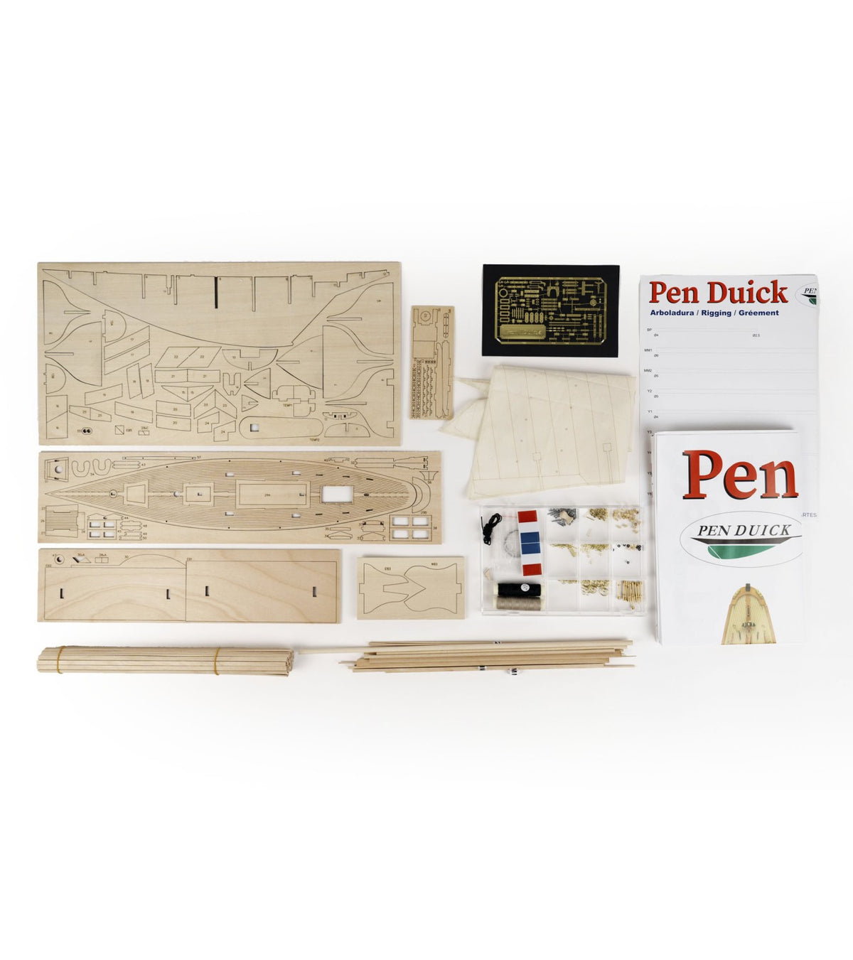 Pen Duick Cutter 1:28. Wooden Model Ship
