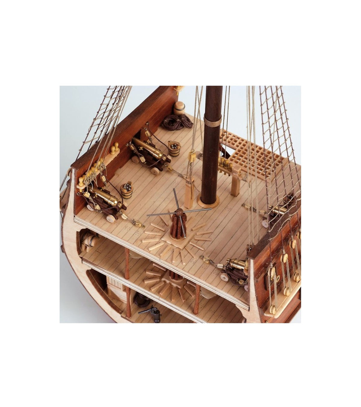 Section of Galleon San Francisco. 1:50 Wooden Model Ship Kit