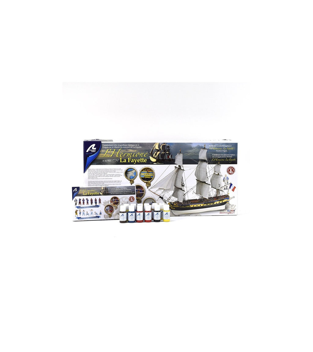 Gift Pack with Ship Model, Figurines and Paints: Hermione La Fayette