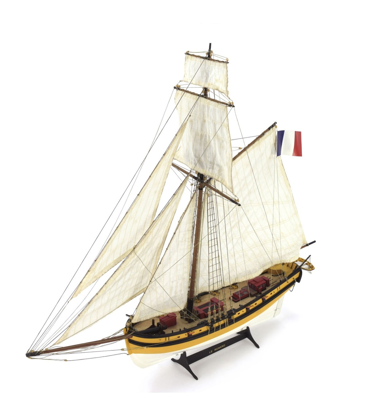 Corsair Cutter Le Renard. 1:50 Wooden Model Ship Kit