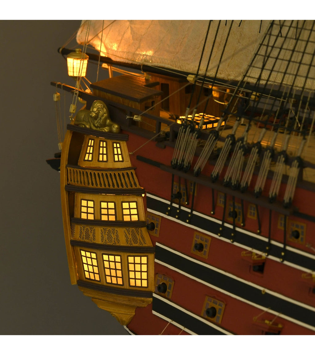 Ship of the Line Sant&iacute;sima TriNi&ntilde;ad 1:84. Wooden Model Ship Kit