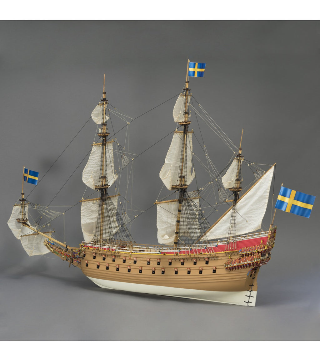 Warship Vasa. 1:65 Wooden Model Ship Kit