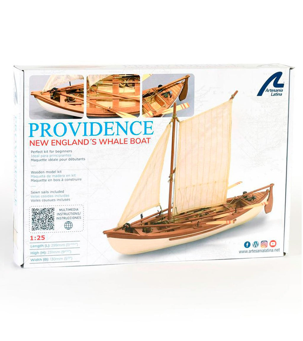 Whaling Ship Providence. 1:25 Wooden Model Fishing Boat Kit