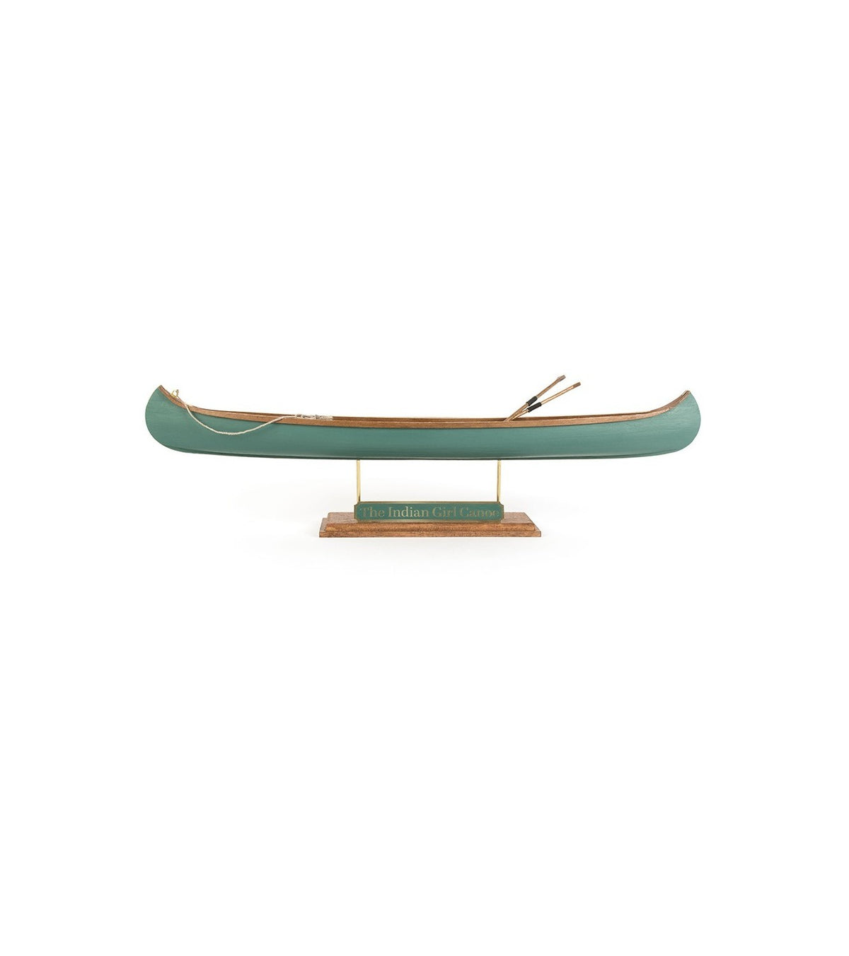 The Indian Girl Canoe 1:16. Wooden Scale Model Ship.