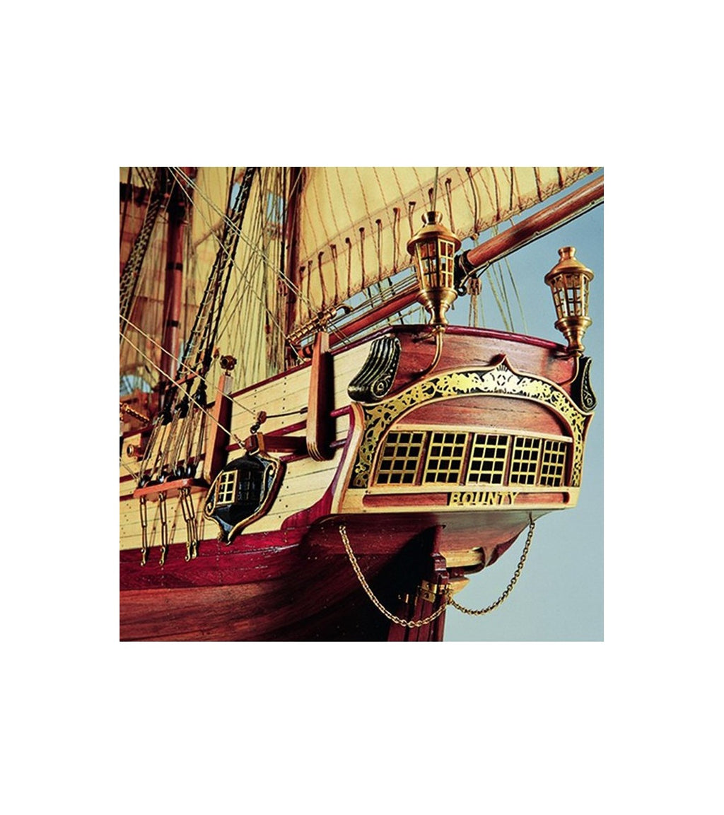 Merchant Vessel HMS Bounty. 1:48 Wooden Model Ship Kit