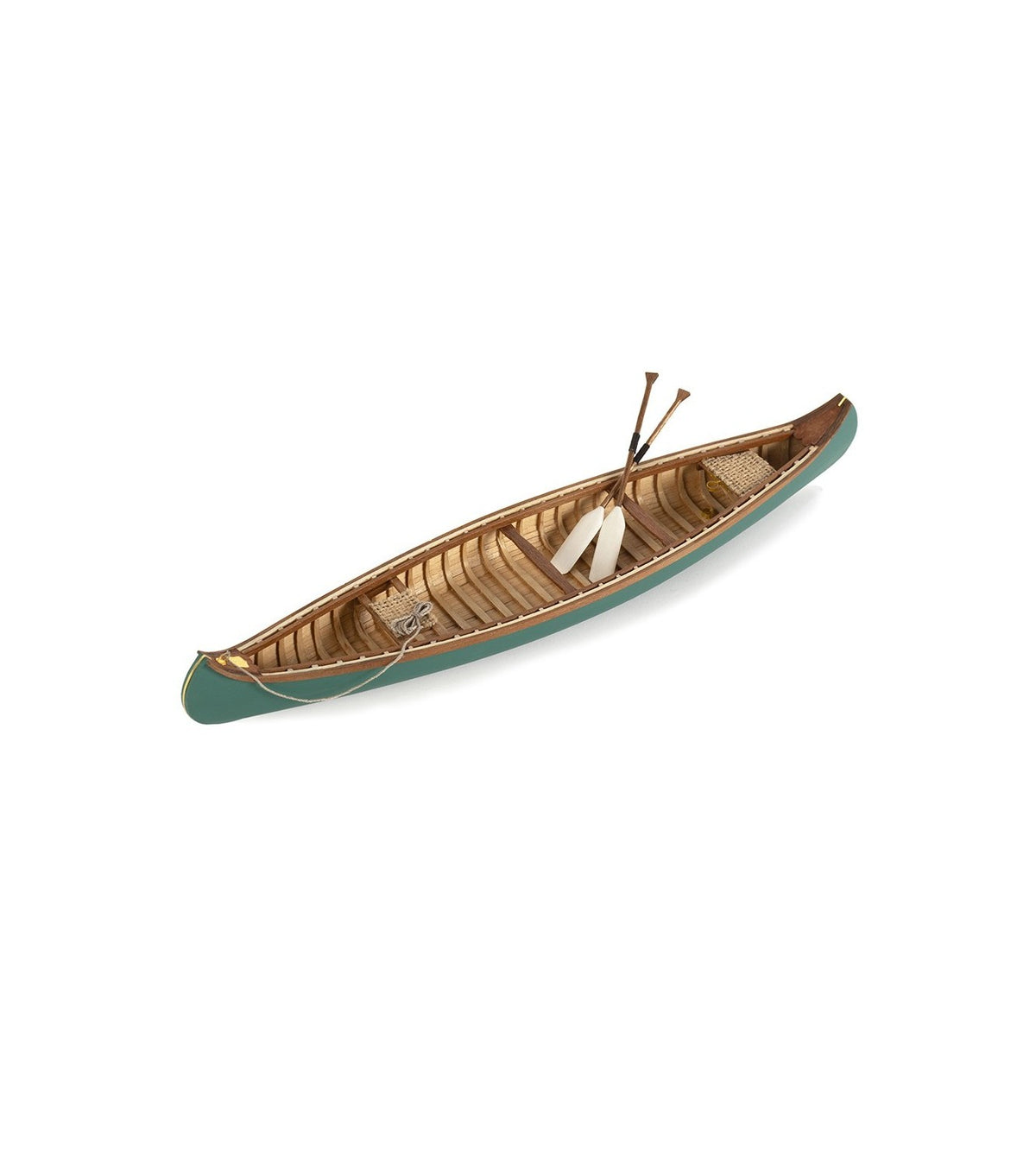 The Indian Girl Canoe 1:16. Wooden Scale Model Ship.