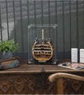 Gift Pack with Mock-up, Urn, LEDs, Paints and Micro Ribbing: HMS Victory Section