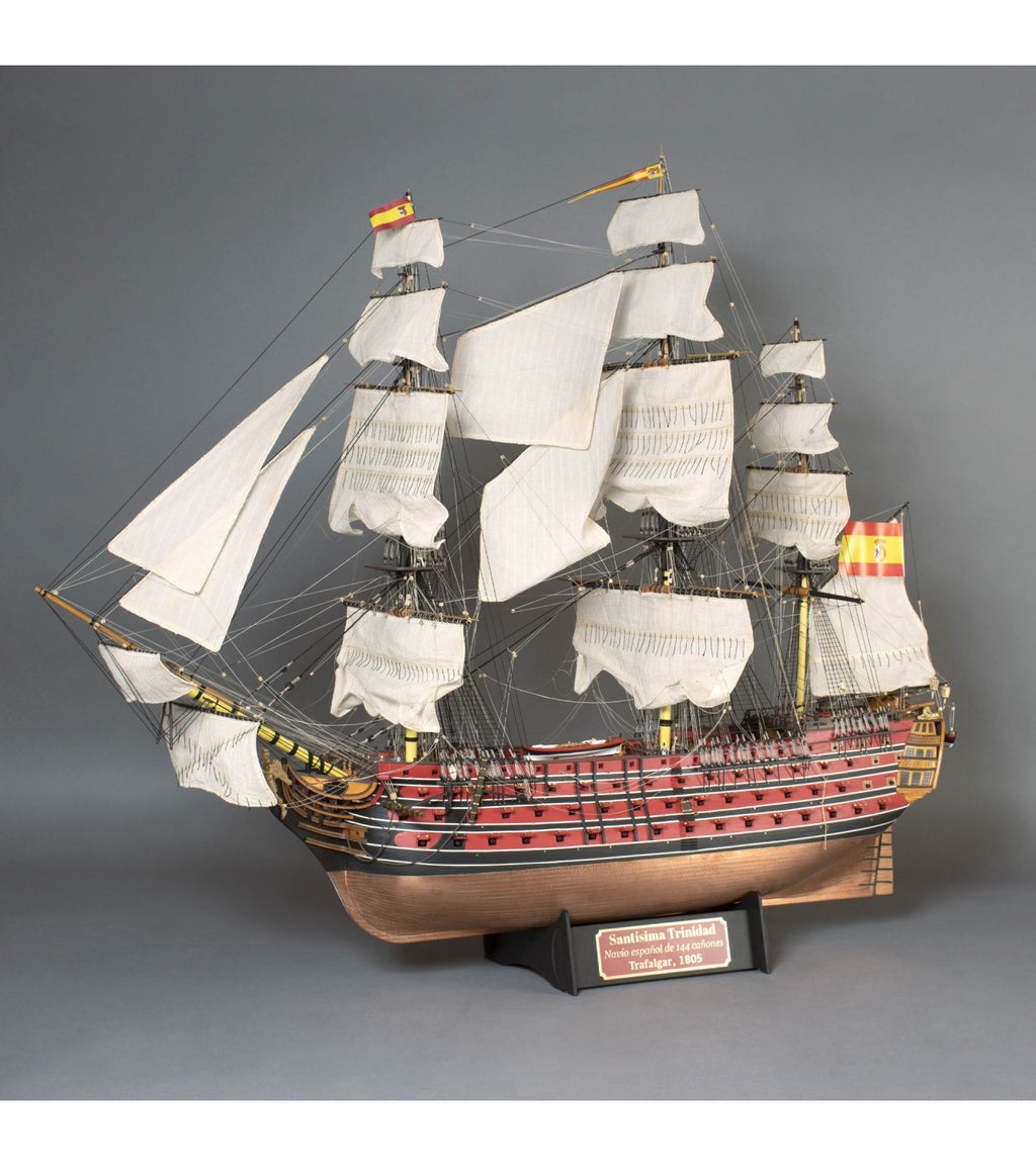 Ship of the Line Sant&iacute;sima TriNi&ntilde;ad 1:84. Wooden Model Ship Kit