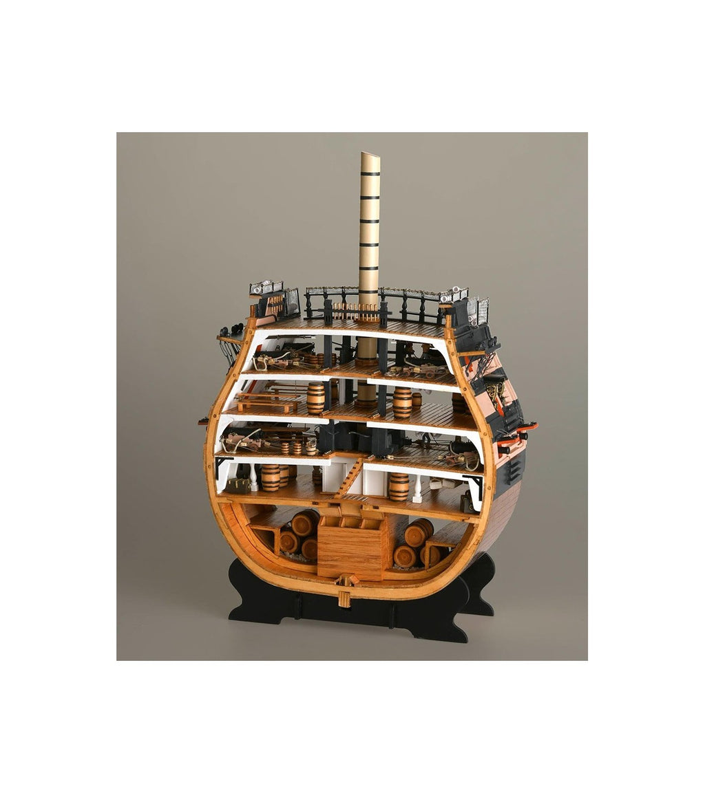 HMS Victory's Cross-Section. 1:72 Wooden Model Ship Kit
