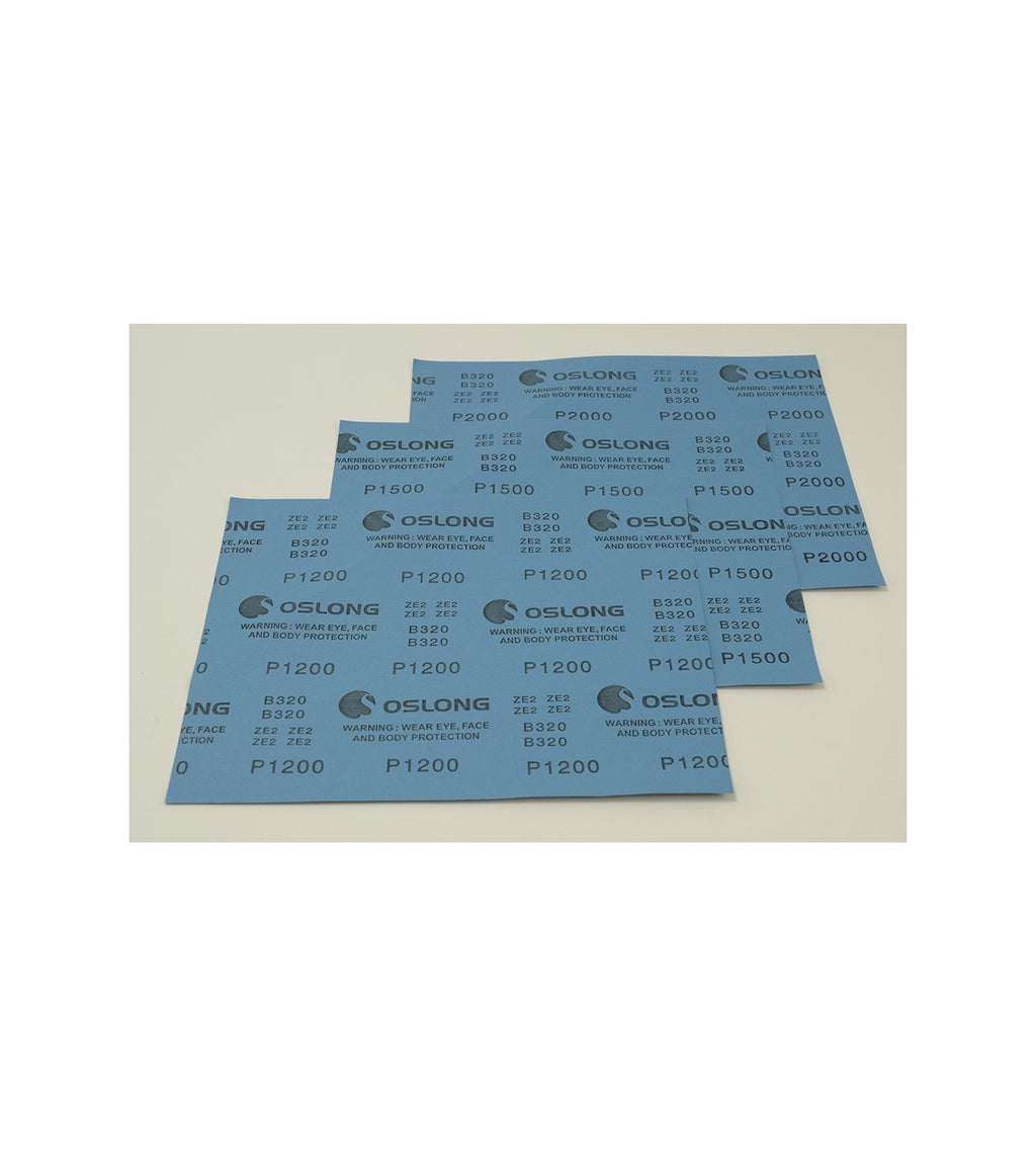 Set of 3 Extra Fine Sandpapers (1200, 1500, 2000)