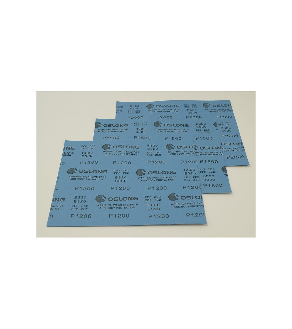 Set of 3 Extra Fine Sandpapers (1200, 1500, 2000)