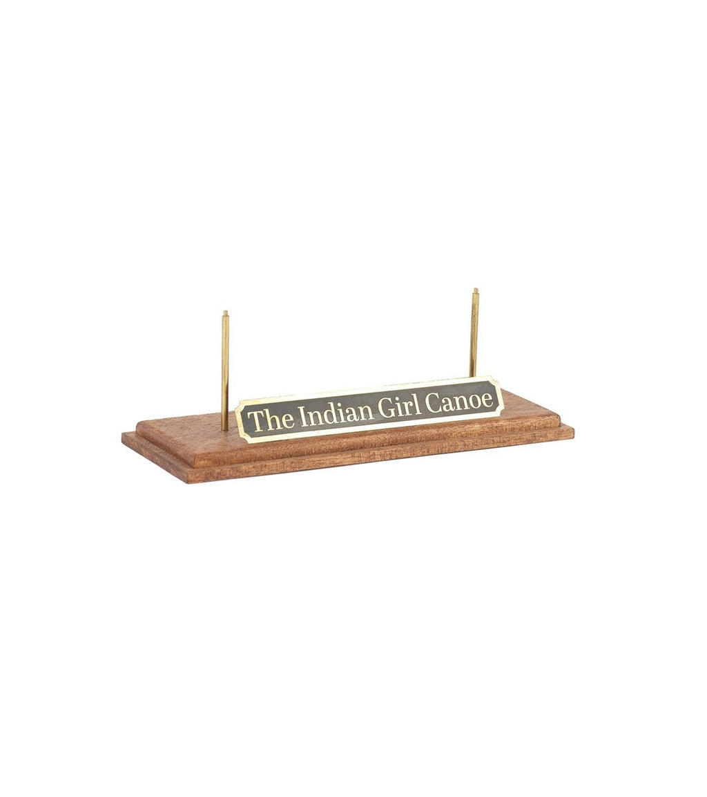 The Indian Girl Canoe 1:16. Wooden Scale Model Ship.