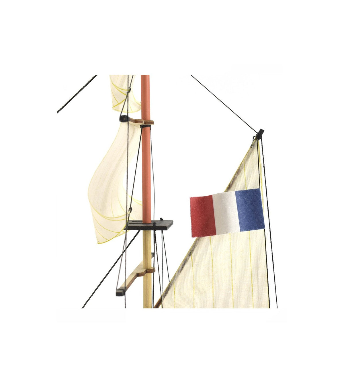 Hermione La Fayette Easy Kit. Wooden Model Ship with Paints
