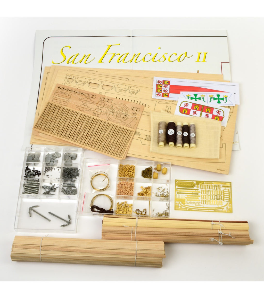 Galleon San Francisco II. 1:90 Wooden Model Ship Kit