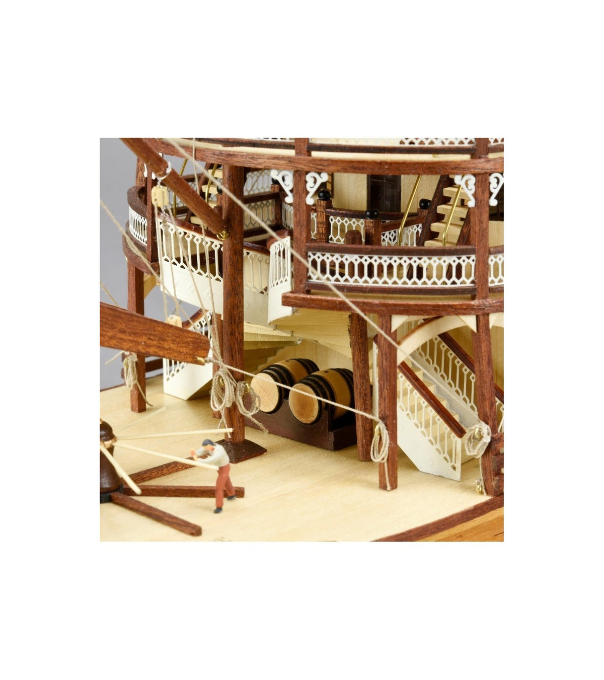 Paddle Steamer King of the Mississippi. 1:80 Wooden Model Kit