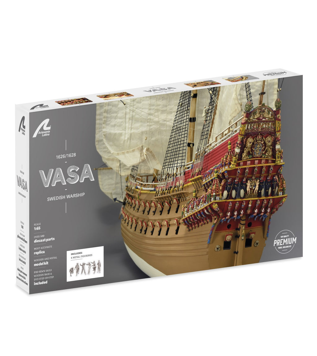 Warship Vasa. 1:65 Wooden Model Ship Kit