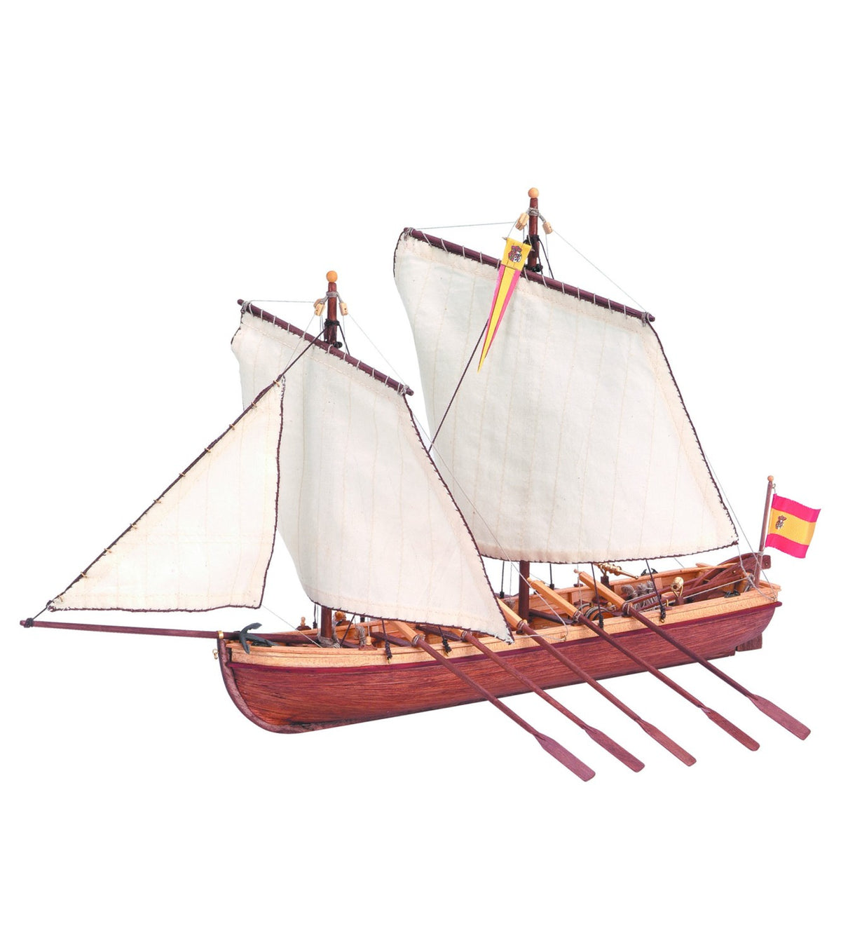 Captain's Boat Santisima TriNi&ntilde;ad. 1:50 Wooden Model Ship Kit