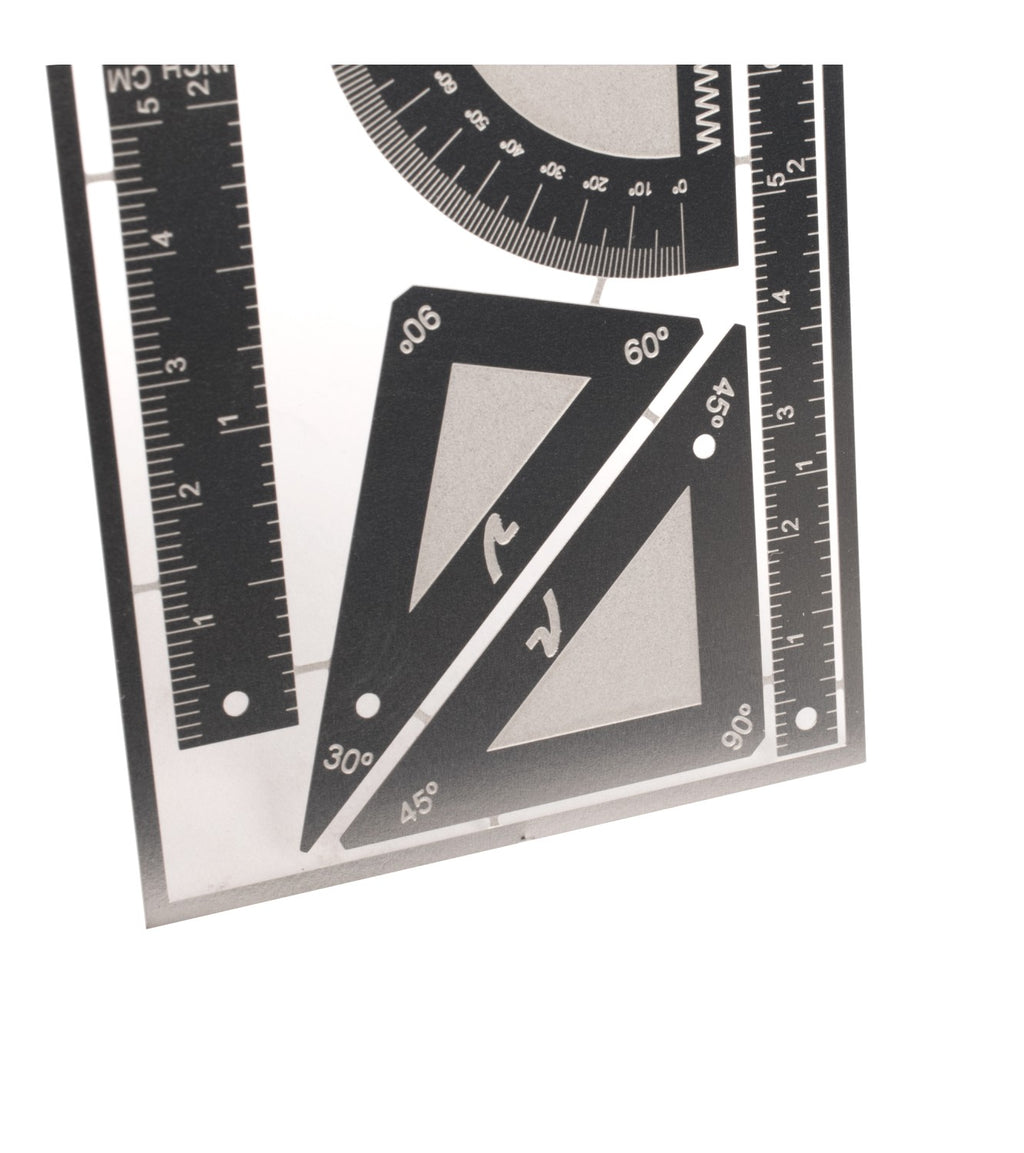 Micro Drawing Set for Modeling: Rulers, Triangles &amp; Protractor