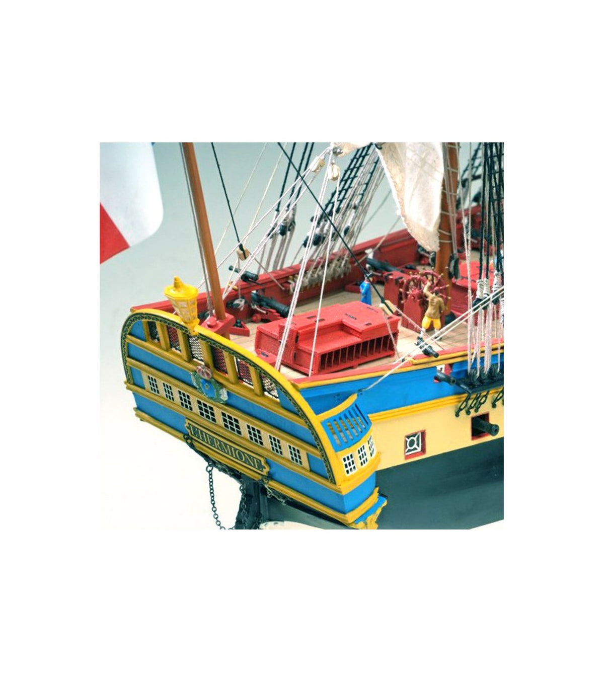 Frigate Hermione La Fayette. 1:89 Wooden Model Ship Kit