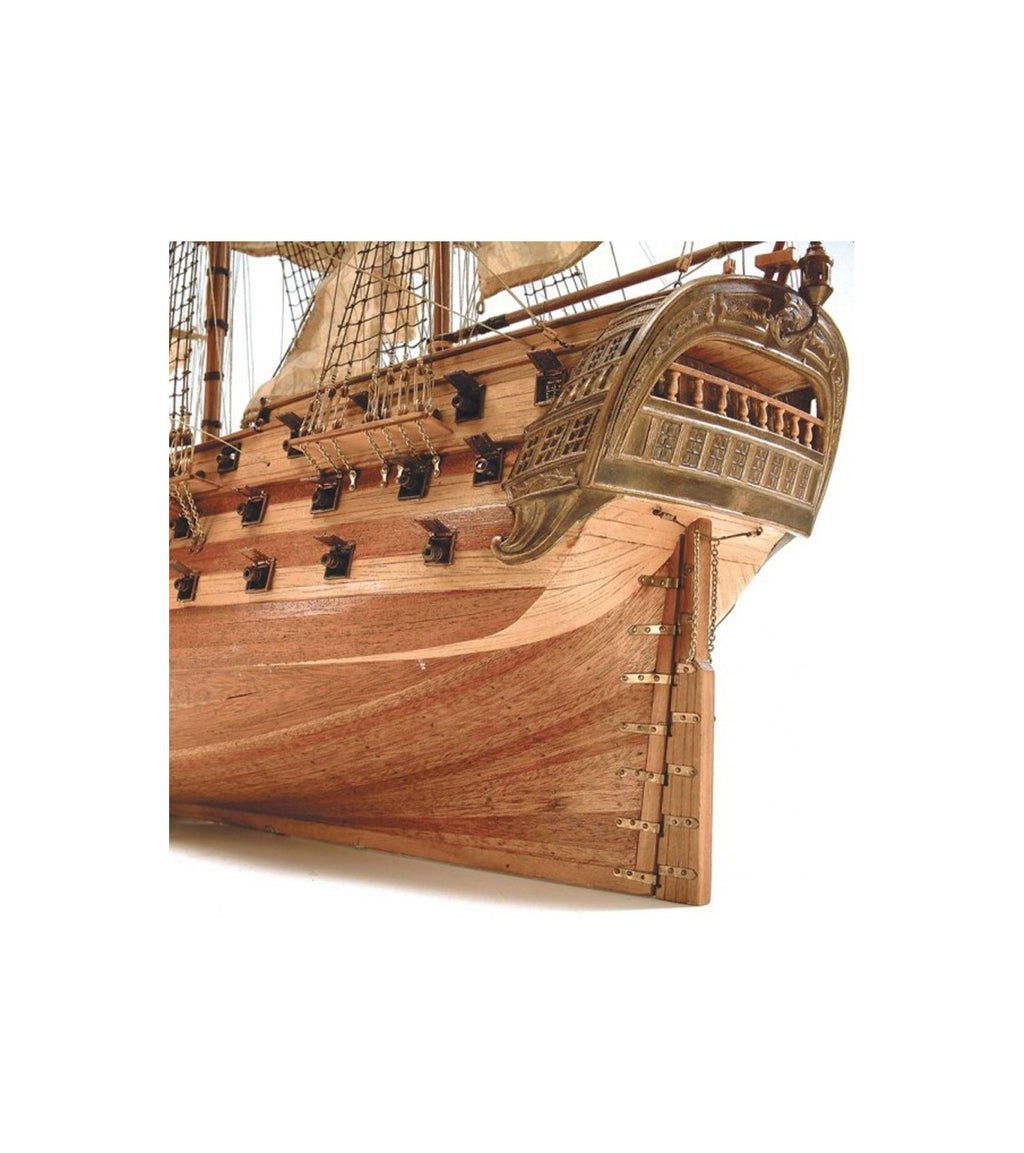 Vessel in Line San Juan Nepomuceno. 1:90 Wooden Model Ship Kit
