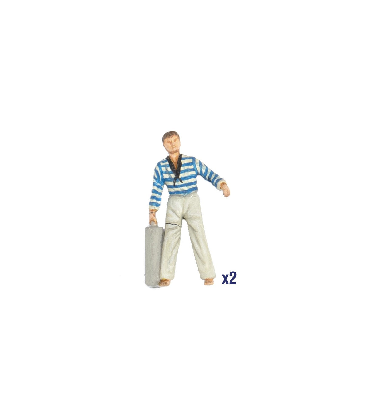 New Set of 19 Metal Figurines for Ships: Sailors (1700-1815)