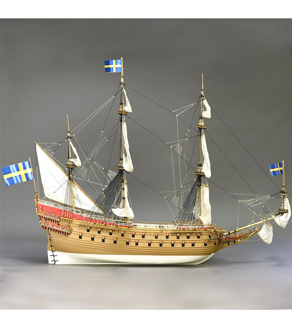 Warship Vasa. 1:65 Wooden Model Ship Kit