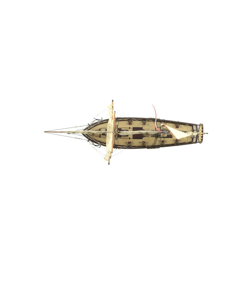 American Schooner Harvey 1:60. Wooden Model Ship Kit