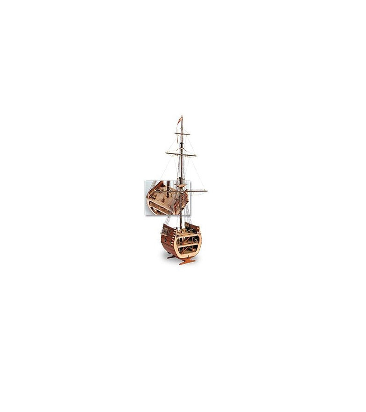 Section of Galleon San Francisco. 1:50 Wooden Model Ship Kit