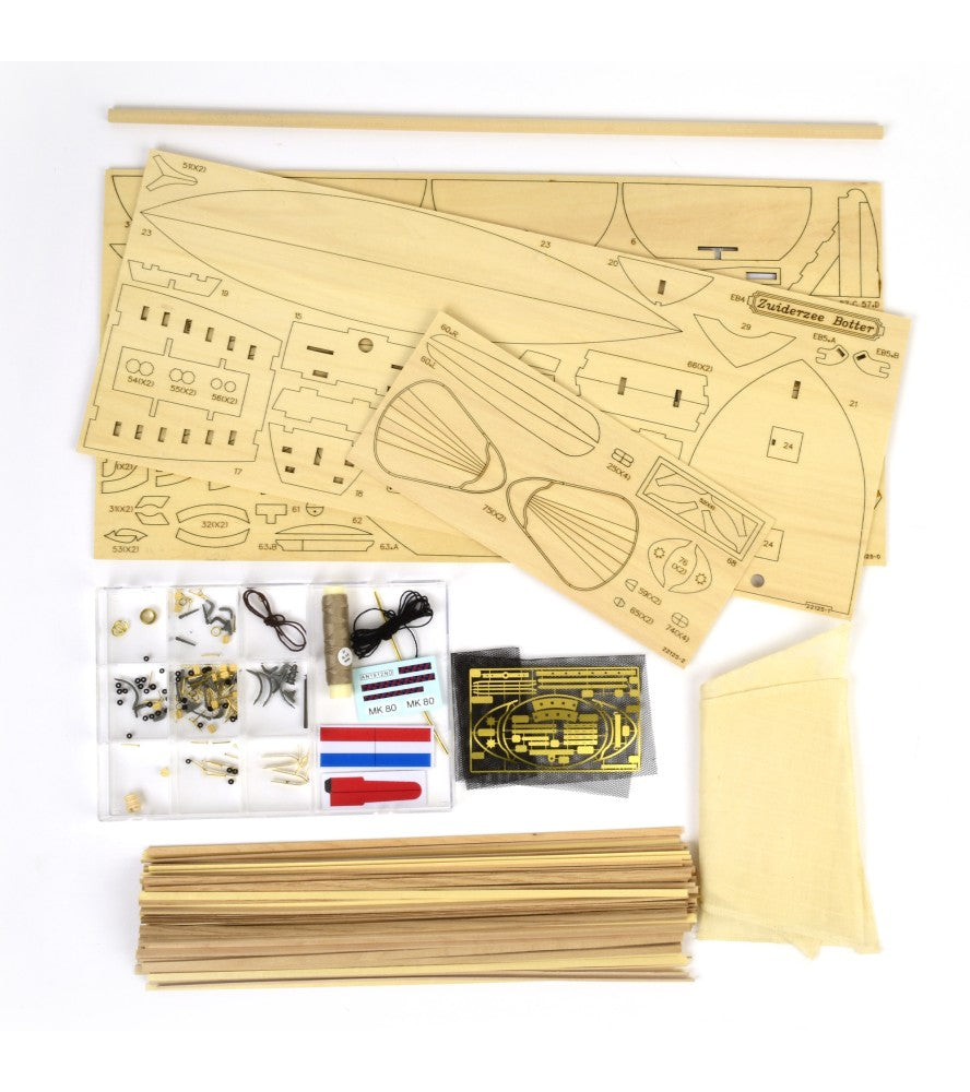 Fishing Boat Botter. 1:35 Wooden Model Ship Kit