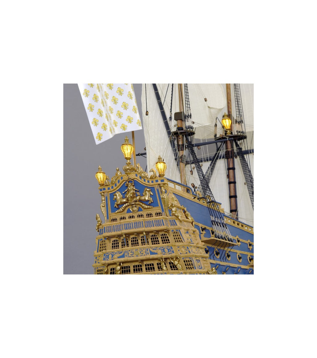 Warship Soleil Royal. 1:72 Wooden Model Ship Kit
