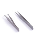 Set of 2 Straight &amp; Curved Fastening Tweezers