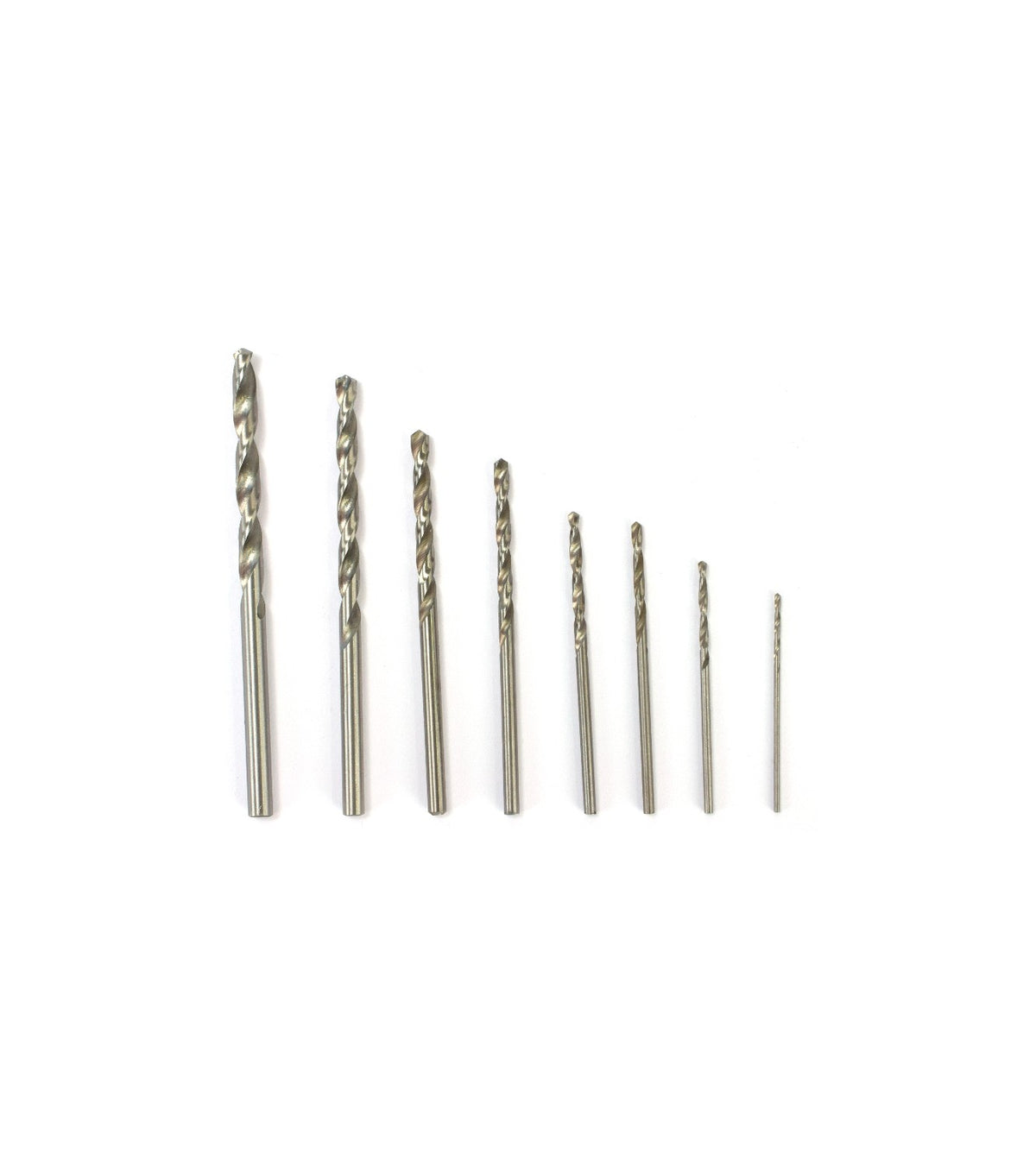 Set of 8 HSS and Cobalt Drill Bits