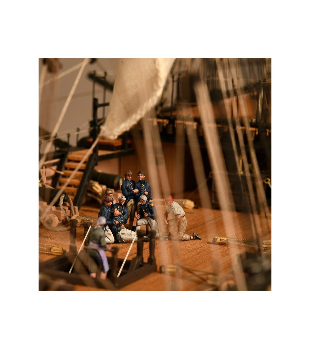 HMS VICTORY Ship of the Line Trafalgar 1805 - 1:84 - Wooden Scale Model Ship