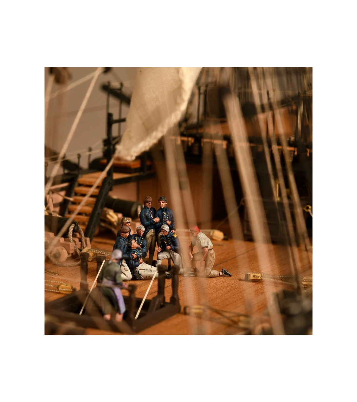 HMS VICTORY Ship of the Line Trafalgar 1805 - 1:84 - Wooden Scale Model Ship