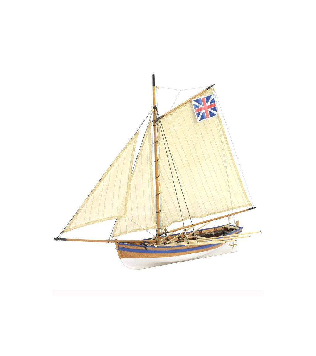 HMS Bounty's Jolly Boat. 1:25 Wooden Model Ship Kit