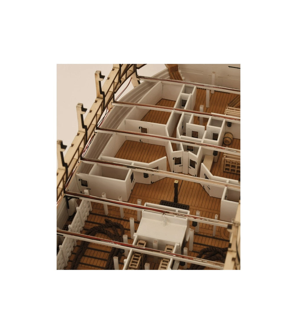 HMS VICTORY Trafalgar 1805 - ANATOMY Version - 1:84 Wooden Scale Model