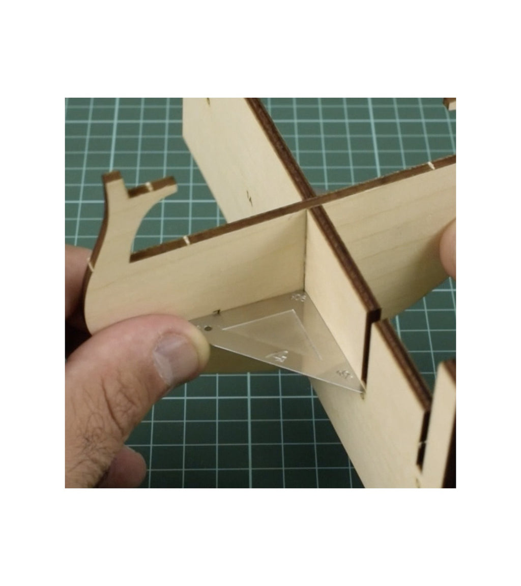 Micro Drawing Set for Modeling: Rulers, Triangles &amp; Protractor